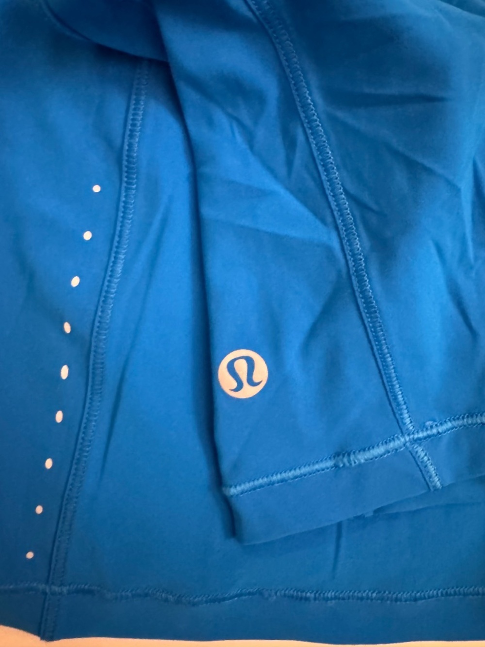 Lululemon Sculpt Cropped Tank Top Pleated Blue Size 4 - Picture 2 of 2